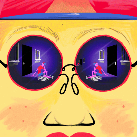 Sunglasses Stoop GIF by Miranda Javid