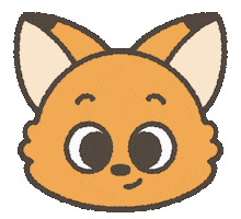 Fox Wink Sticker
