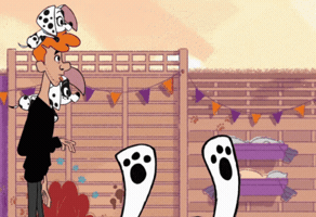 Getting Up 101 Dalmatians GIF
