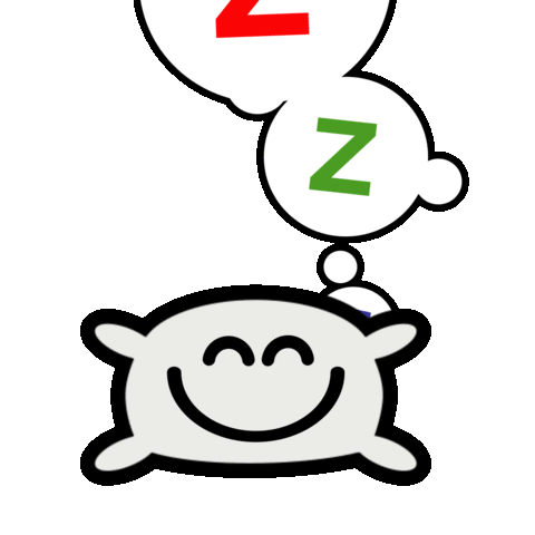 Sleepy Pillow Talk Sticker by Houseparty
