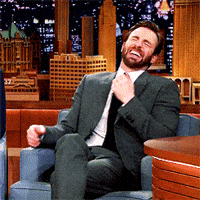 Explore chris evans laugh GIFs