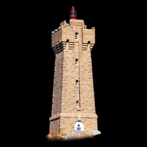 Perros-Guirec perros lighthouse roz phare GIF
