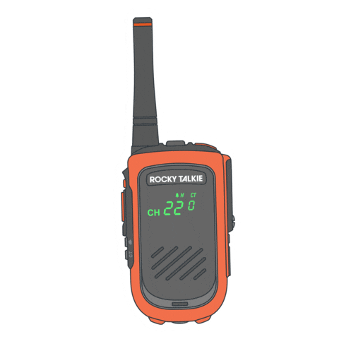 Send It Walkie Talkie Sticker by Rocky Talkie