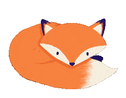 Fox Tail Sticker
