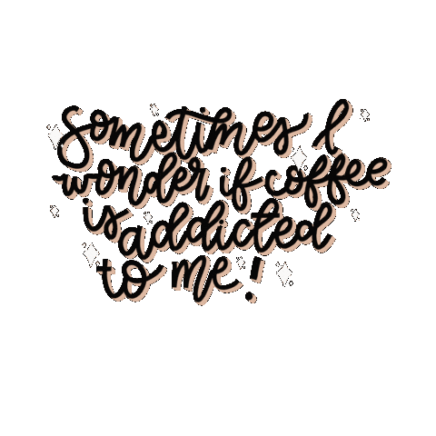 Iced Coffee Stars Sticker