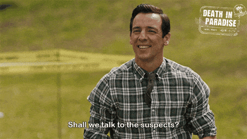 Suspects Solved It GIF by Death In Paradise