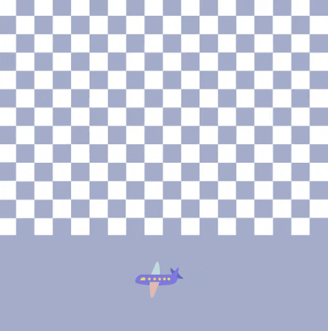 Fly Plane GIF by Papier Patate