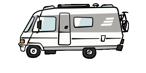 4 Stickers Autocollants Bürstner - Camping car Caravane -274