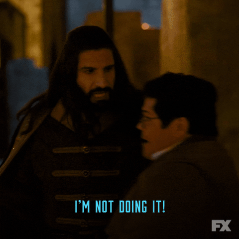 I Refuse Season 4 GIF by What We Do in the Shadows
