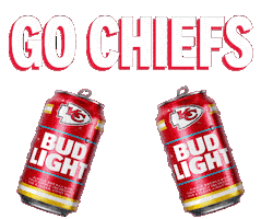 Kansas City Chiefs Cheers Sticker by Bud Light