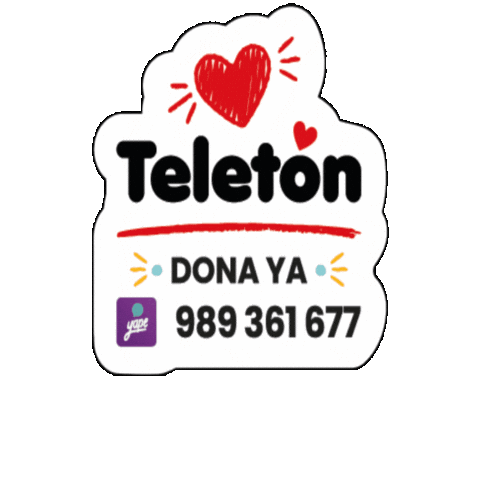 Yape Teletoni Sticker by Teletón Perú