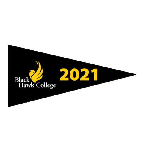 Sticker by Black Hawk College