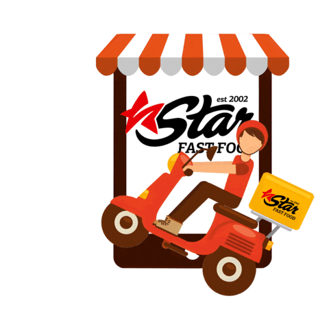 starfastfood Sticker