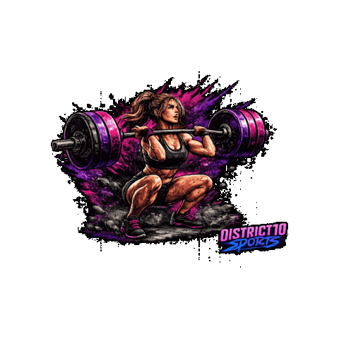 Lifting Squat Sticker by district10sports