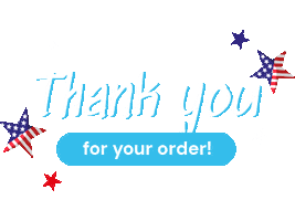 Thank You Sticker by My American Shop