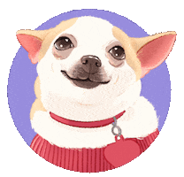 Happy Dog Sticker