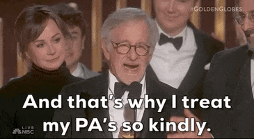 Steven Spielberg Pa GIF by Golden Globes