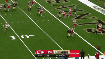 Football Running GIF by New Orleans Saints