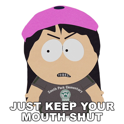 Wendy Testaburger Shut Up Sticker by South Park
