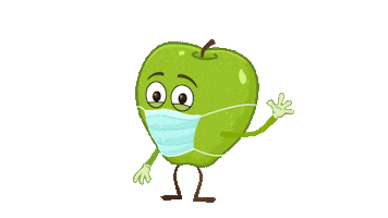 Corona Apple Sticker by Srutonim