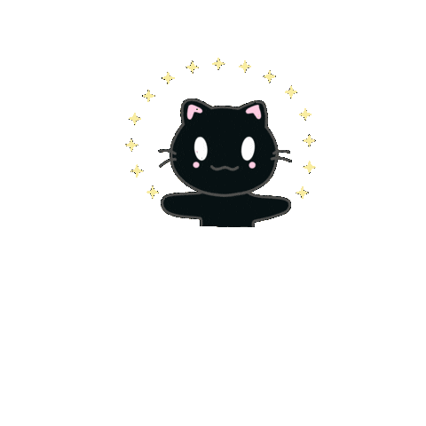 Black Cat Sticker