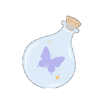 Papillon Sticker by potion-communication