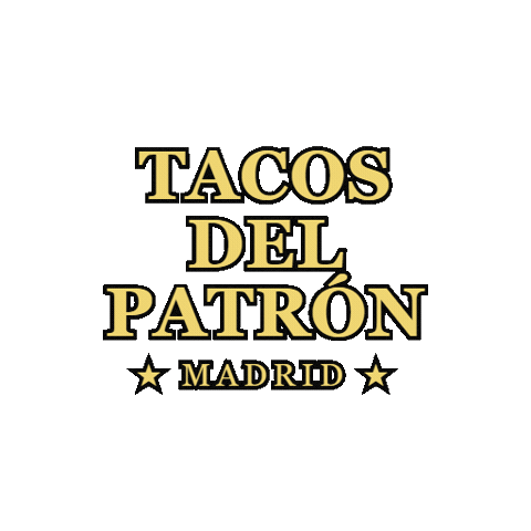 Tacos del Patrón Sticker