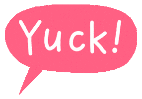 Yuck Sticker by Linzie Hunter