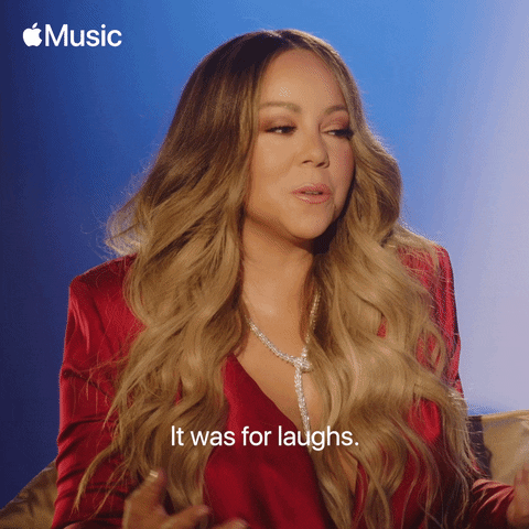 Mariah Carey Lol GIF by Apple Music