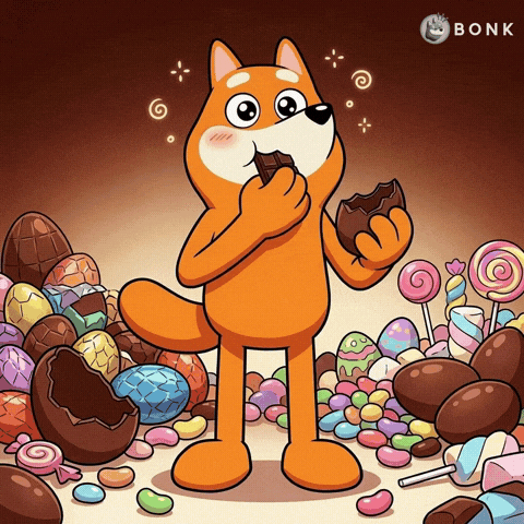 Bouncing Easter Eggs GIF by BONK