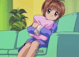 Kinomoto Sakura Says Wow GIF