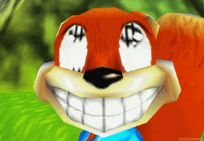 Conkers Bad Fur Day Money GIF