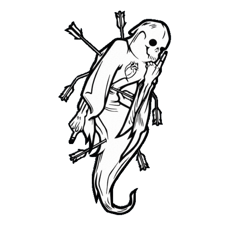 Poltergeist Sticker by Sneakreaper Industries