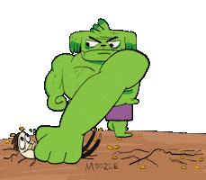 Dog Hulk Sticker