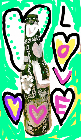 Love Love Love Painting GIF by KaoruHironaka