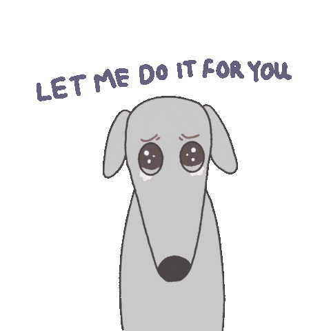 Let Me Do It Sticker by subtlestrokes for iOS & Android | GIPHY