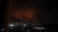Fire Tears Through Cape Town's Table Mountain National Park