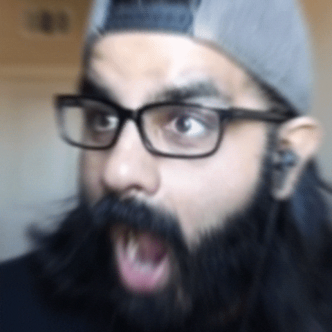 A gif of are you kidding no way expression