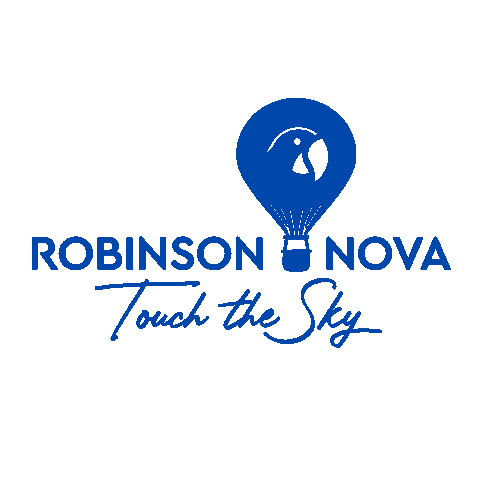 Hot Air Balloon Logo Sticker by ROBINSON – Share the moment