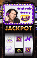 Slot Machine Good Luck GIF by NeighborlyNotary®