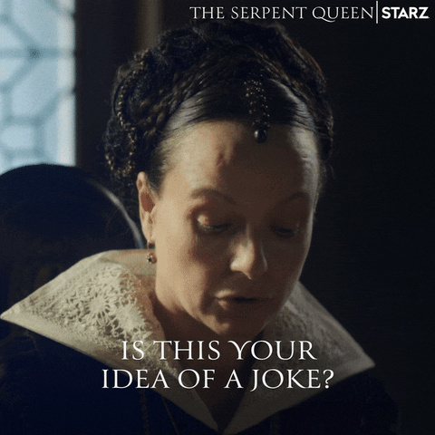 Sarcastic Samantha Morton GIF by The Serpent Queen