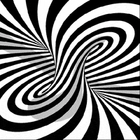 hypnotizing black and white GIF