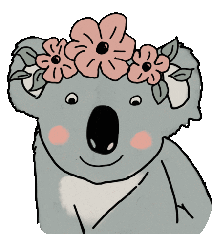 Koala Bear Smile Sticker