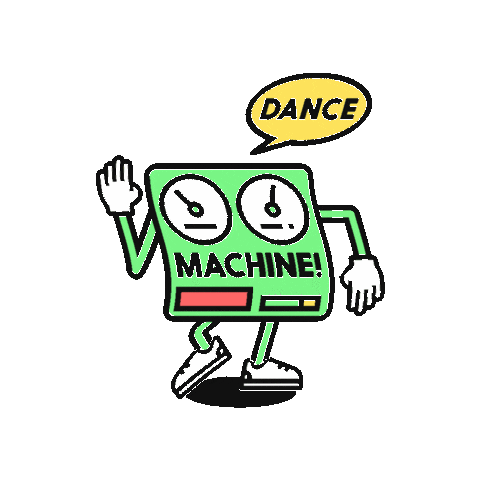 Dance Robot Sticker by Generation Pep