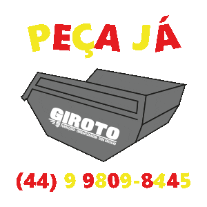 Giroto - Fundações, Terraplenagem e Disk Entulho Sticker