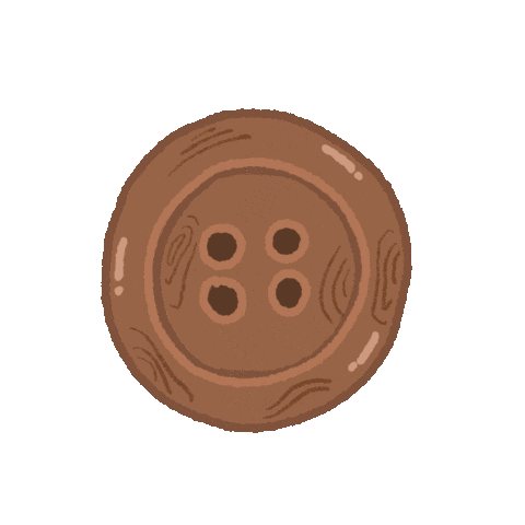 Wood Button Sticker by SEVY
