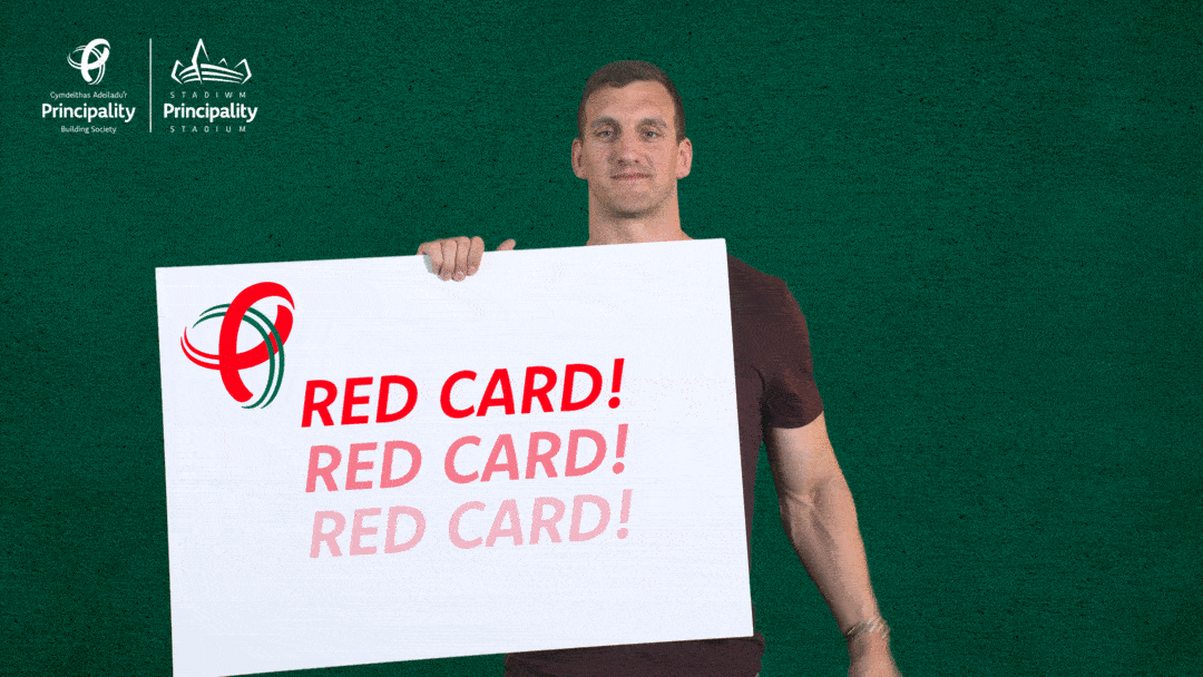 Red Card Reaction GIF by PrincipalityBS Find & Share on GIPHY