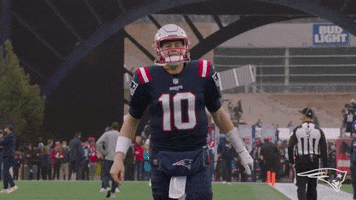 Excited Football GIF by New England Patriots