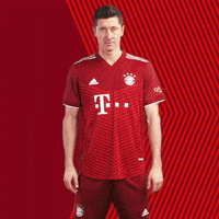 Robert Lewandowski Reaction GIF by FC Bayern Munich