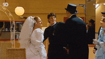 Wedding Punch GIF by Big Brother Australia